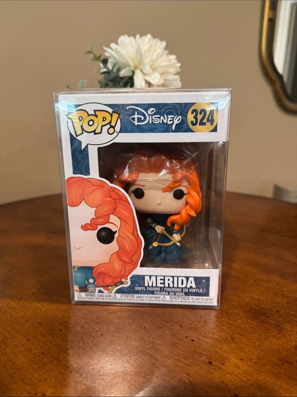 Funko POP! Merida Vinyl Figure - Orange Hair, Blue Outfit